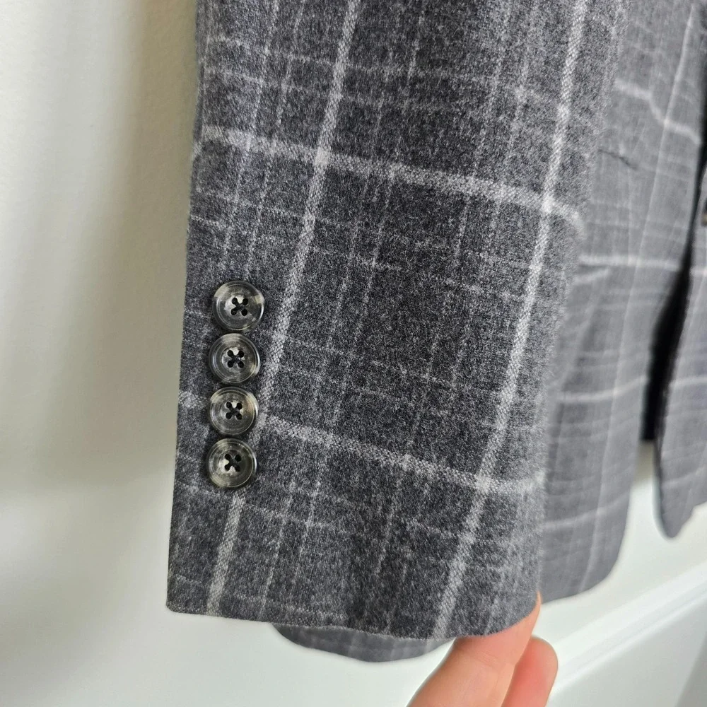 Brooks Brothers Mens 1818 Madison Lambswool Sport Coat 42R Preppy Dark Academia